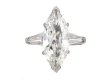 Vintage marquise shape diamond ring berganza hatton garden
