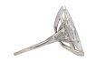 Vintage marquise shape diamond ring berganza hatton garden