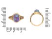 Art Nouveau opal ring, circa 1900. Hatton Garden