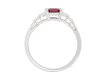 art deco ruby and diamond ring, circa 1935. hatton garden.