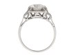 front art deco engagement diamond ring hatton garden berganza