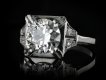 Art Deco diamond ring, French circa 1935