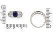  Sapphire and diamond ring, circa 1920 berganza hatton garden