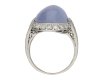 Star sapphire diamond coronet cluster ring berganza hatton garden