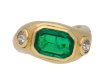 front Boucheron emerald diamond ring berganza hatton garden