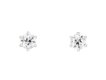 Old cut diamond stud earrings.