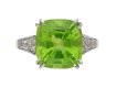 Peridot and diamond ring berganza hatton garden