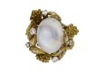 Eugene Meister moonstone and diamond ring berganza hatton garden