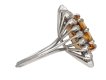 Vintage topaz marquise diamond cluster ring berganza hatton garden