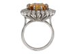 Vintage topaz marquise diamond cluster ring berganza hatton garden