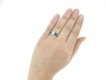 front art deco sapphire diamond ring berganza hatton garden