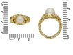 Wiese solitaire natural pearl ring berganza hatton garden