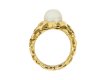 Wiese solitaire natural pearl ring berganza hatton garden