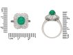 J. E. Caldwell emerald diamond ring berganza hatton garden