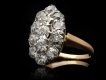 Antique diamond cluster ring hatton garden
