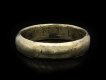 Gold posy ring BE EVER CONTENT Hatton garden