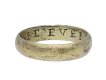 Gold posy ring BE EVER CONTENT Hatton garden