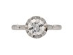 front antique diamond engagement ring hatton garden berganza