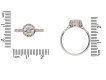 front antique diamond engagement ring hatton garden berganza