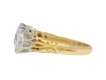 Edwardian diamond three stone ring, circa 1905. Hatton Garden