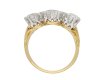 Edwardian diamond three stone ring, circa 1905. Hatton Garden
