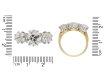 Edwardian diamond three stone ring, circa 1905. Hatton Garden