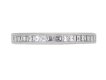 front view Eternity ring set with square diamonds, circa 1935.