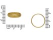 back antique gold posy ring berganza hatton garden