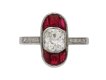 front antique diamond ruby ring hatton garden berganza