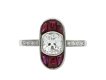 Diamond and ruby ring, circa 1915 hatton garden