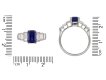 Kashmir sapphire and diamond ring, circa 1935 hatton garden