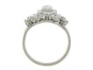 size view Vintage diamond cluster ring, circa 1970.  