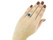 Art Deco sapphire and diamond ring berganza hatton garden