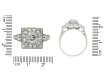 Art Deco diamond cluster ring, French, circa 1925. Hatton Garden