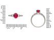 Lambert Bros. ruby and diamond ring berganza hatton garden