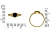 Early gold ring set with garnet hatton garden berganza