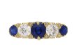 Antique sapphire and diamond ring berganza hatton garden