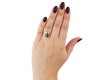 Ruby and diamond cross over ring berganza hatton garden