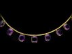 Antique amethyst necklace hatton garden