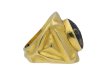  Early gold ring set with ancient mosaic glass hatton garden