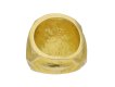  Early gold ring set with ancient mosaic glass hatton garden