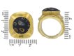  Early gold ring set with ancient mosaic glass hatton garden