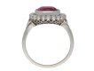 natural purple spinel and diamond ring berganza hatton garden