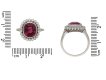 natural purple spinel and diamond ring berganza hatton garden