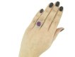 natural purple spinel and diamond ring berganza hatton garden