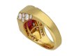 Bulgari Burmese ruby and diamond ring, Italian hatton garden