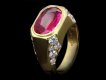 Bulgari Burmese ruby and diamond ring, Italian hatton garden