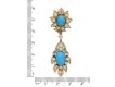 Vintage turquoise and diamond earrings berganza hatton garden