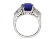 Natural Burmese sapphire diamond ring berganza hatton garden