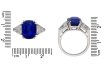 Natural Burmese sapphire diamond ring berganza hatton garden